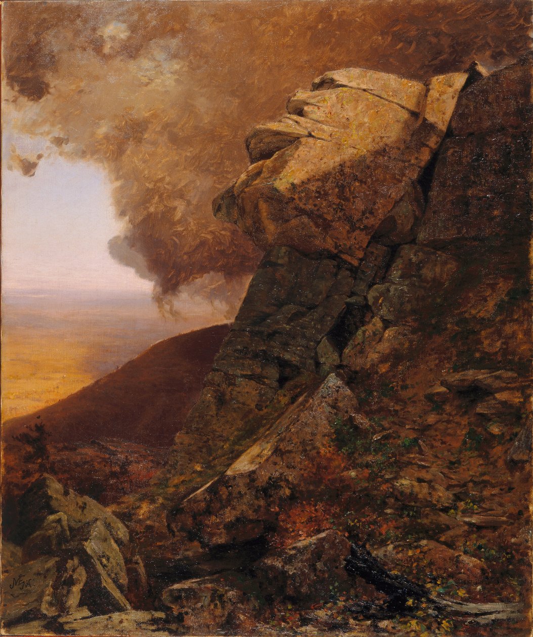 Útes v Katskills od Jervis McEntee