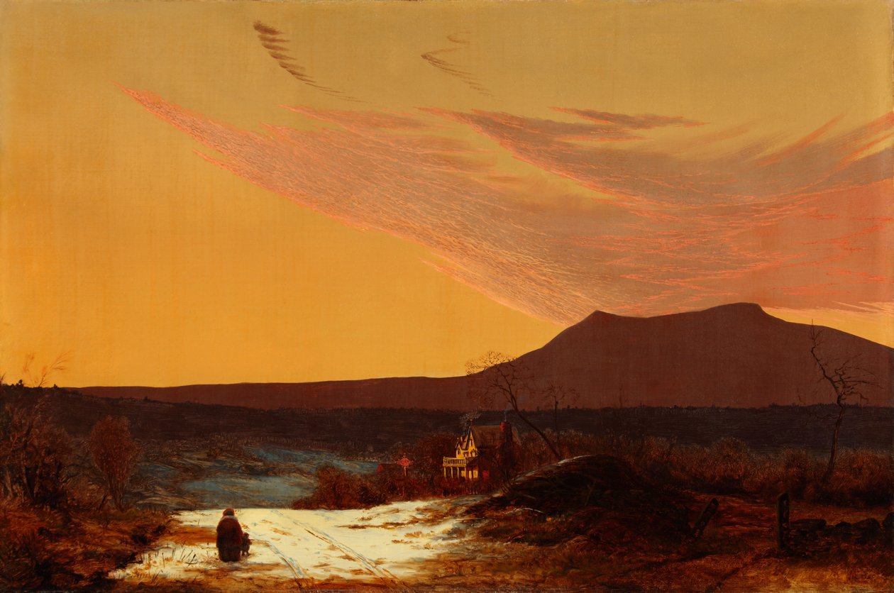 Údolí řeky Hudson 1874 (olej na plátně) od Jervis McEntee