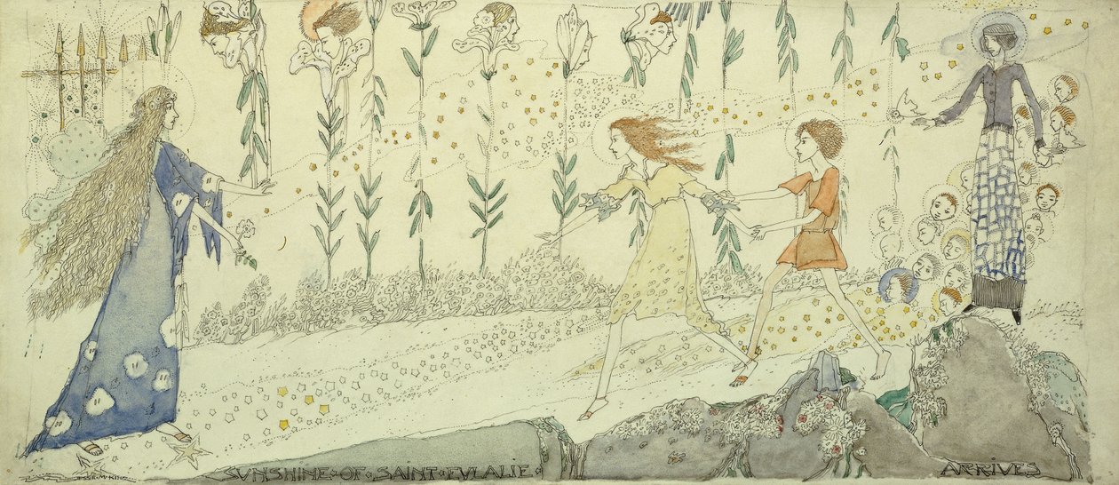 Přichází slunce svaté Eulalie od Jessie Marion King