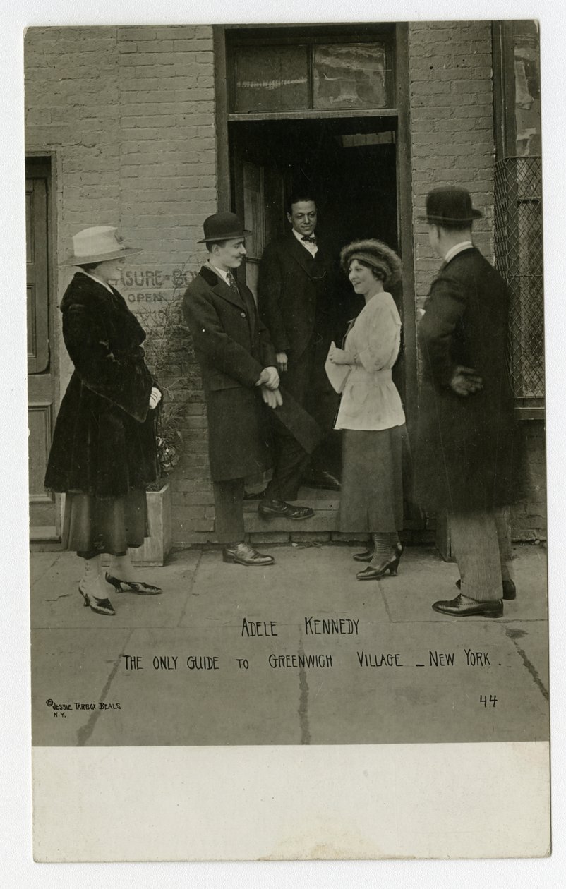 Adele Kennedy, jediná průvodkyně po Greenwich Village, New York, USA od Jessie Tarbox Beals