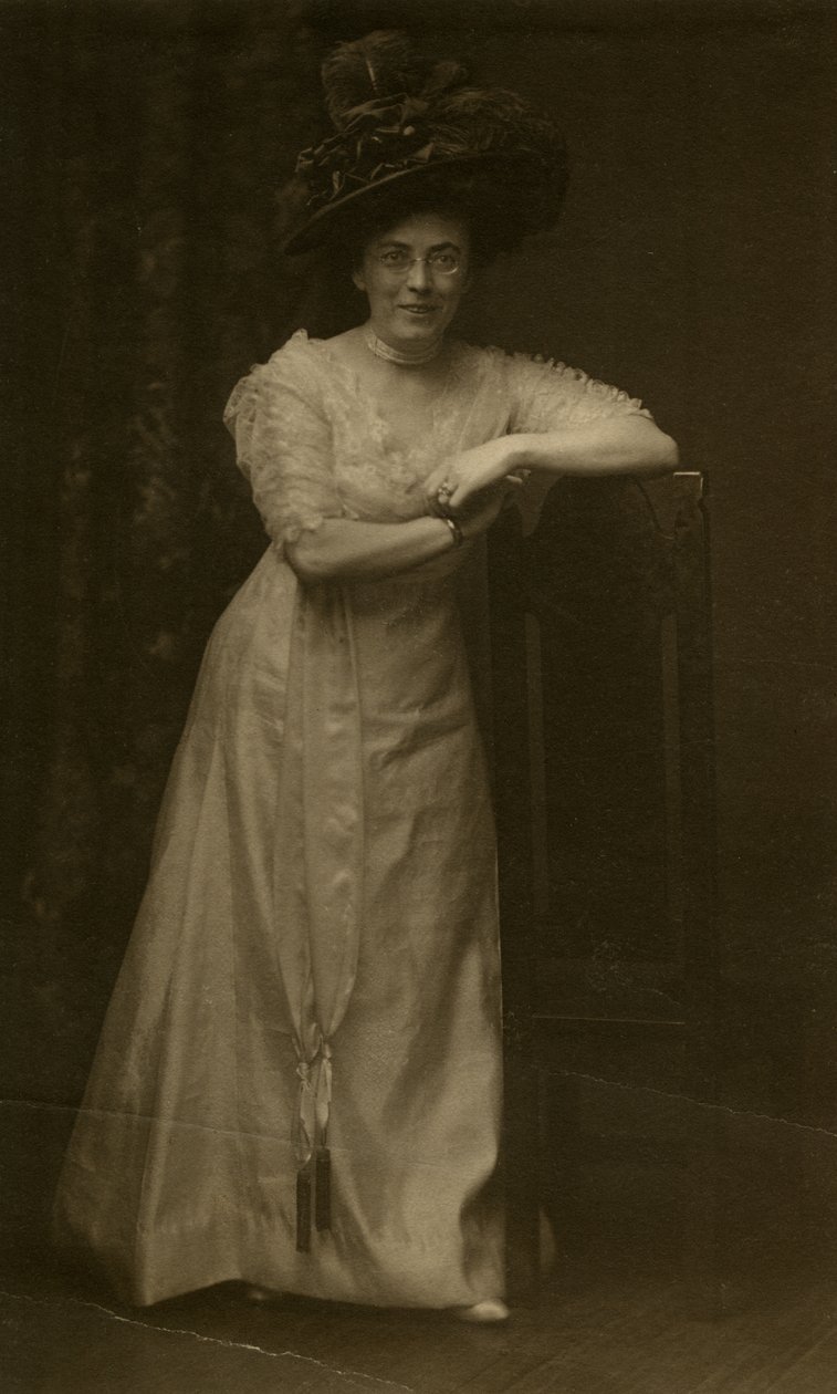 Bealsův autoportrét, cca 1905-40 (želatinová stříbrná fotografie) od Jessie Tarbox Beals