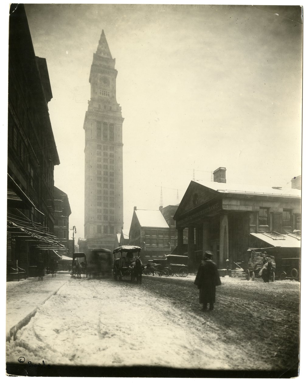 Boston, USA, cca 1902-10 (želatinová stříbrná fotografie) od Jessie Tarbox Beals
