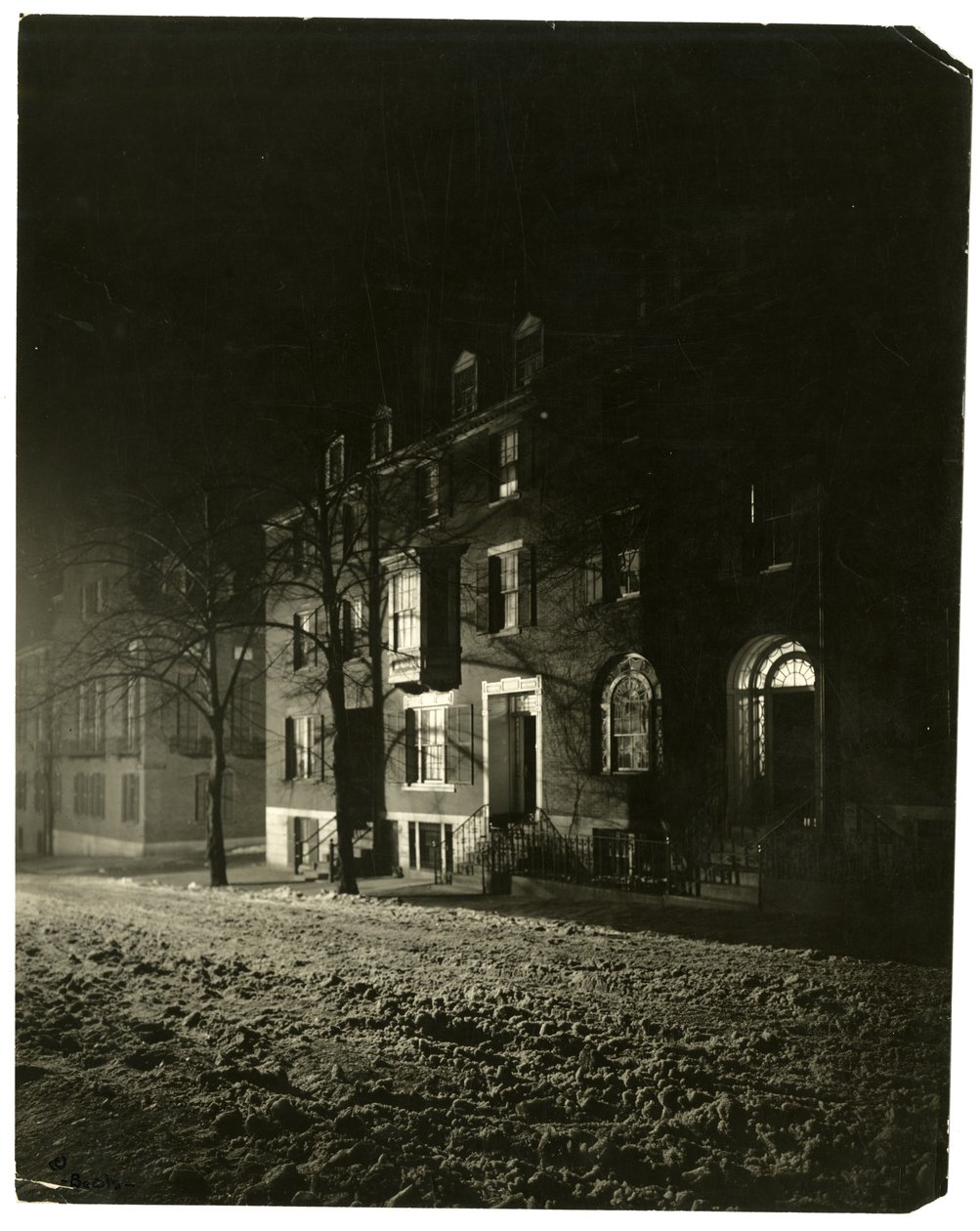 Chestnut Street, Boston, USA, cca 1902-10 (želatinová stříbrná fotografie) od Jessie Tarbox Beals