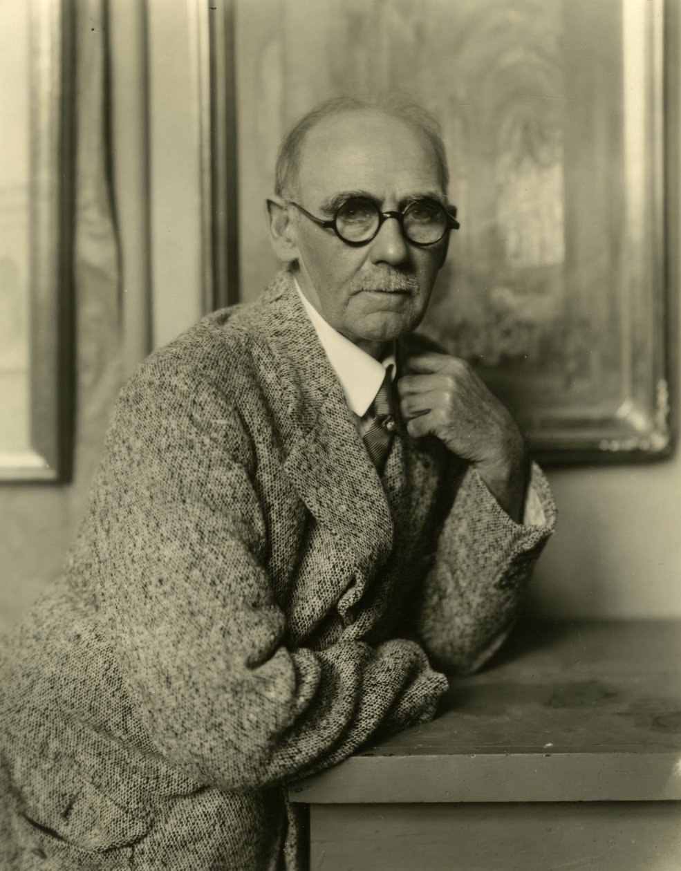 Colin Campbell Cooper umělec, kolem 1905-1931 (želatinová stříbrná fotografie) od Jessie Tarbox Beals