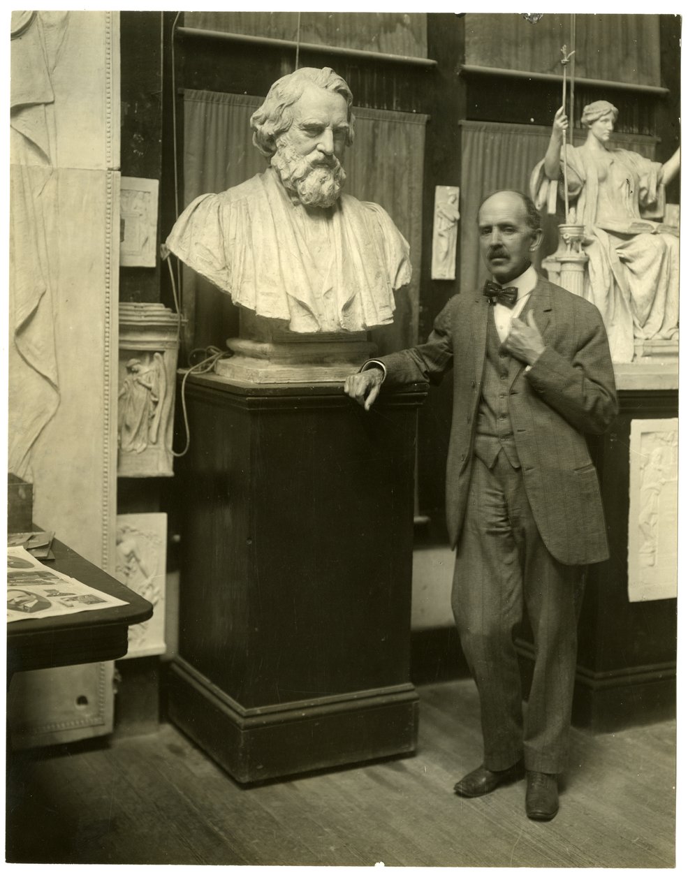 Daniel Chester Francouzsky, 1905 od Jessie Tarbox Beals