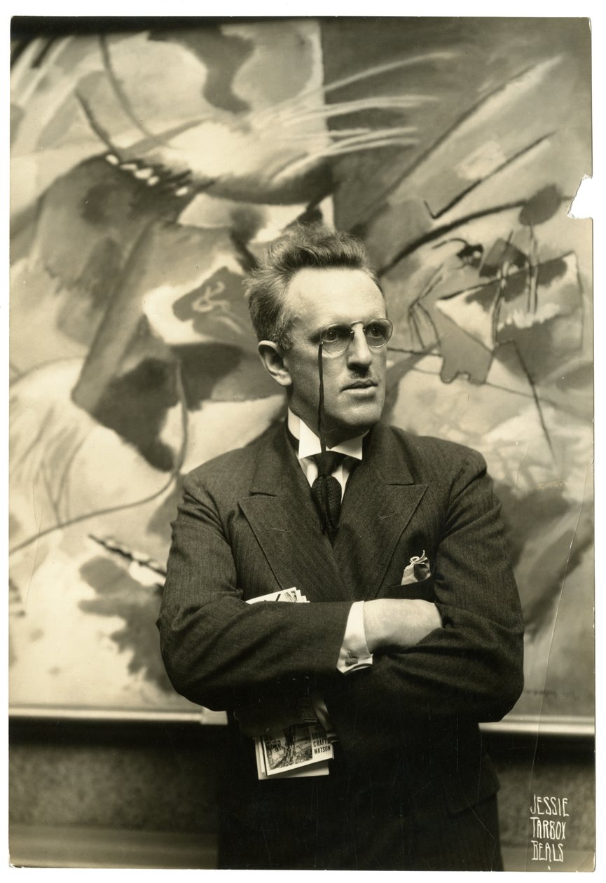 Dudley Crafts Watson – Chicago Art Institute, cca 1913-1940 (želatinová stříbrná fotografie) od Jessie Tarbox Beals