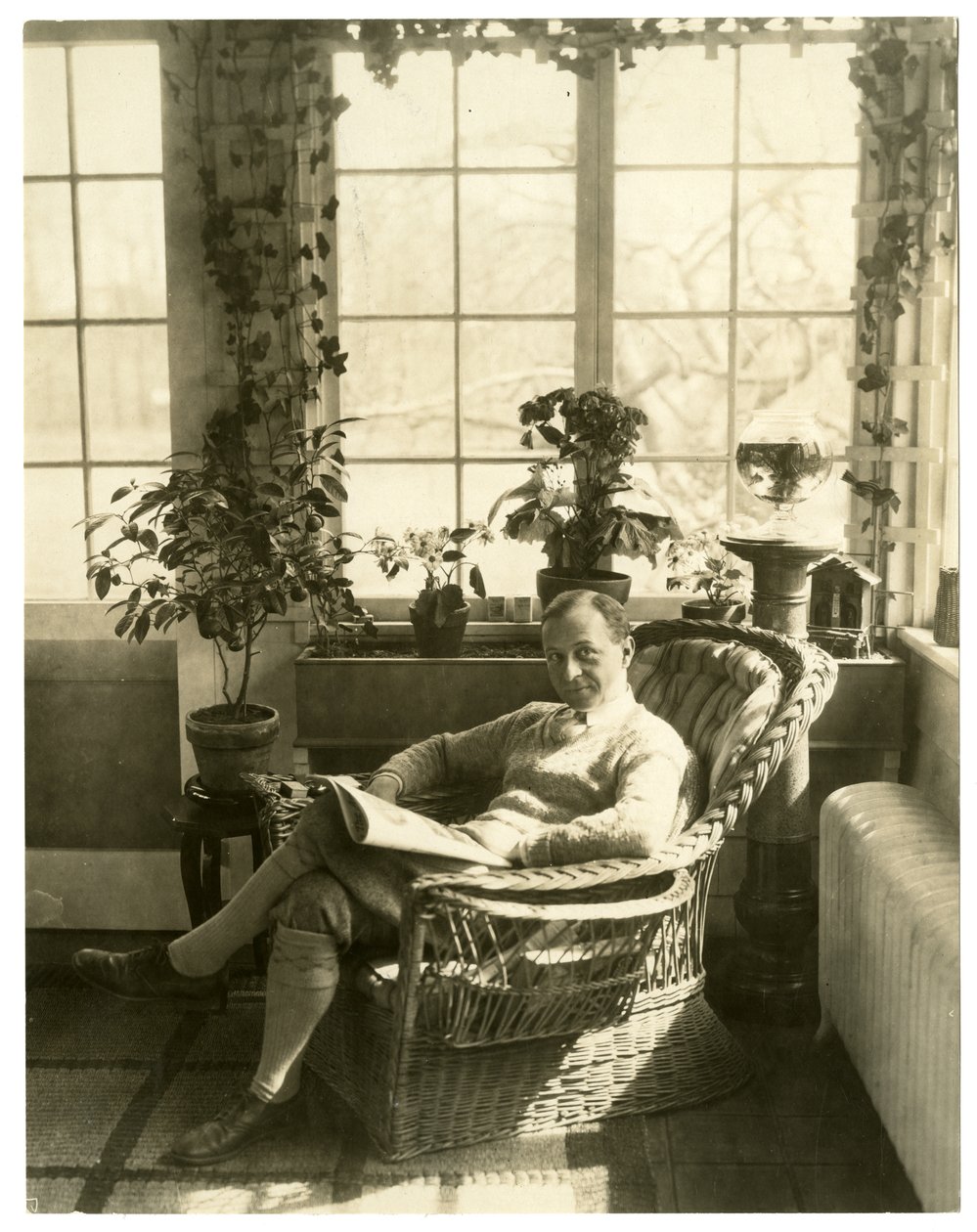 Ernest Truex, kolem 1905-40 (želatinová stříbrná fotografie) od Jessie Tarbox Beals