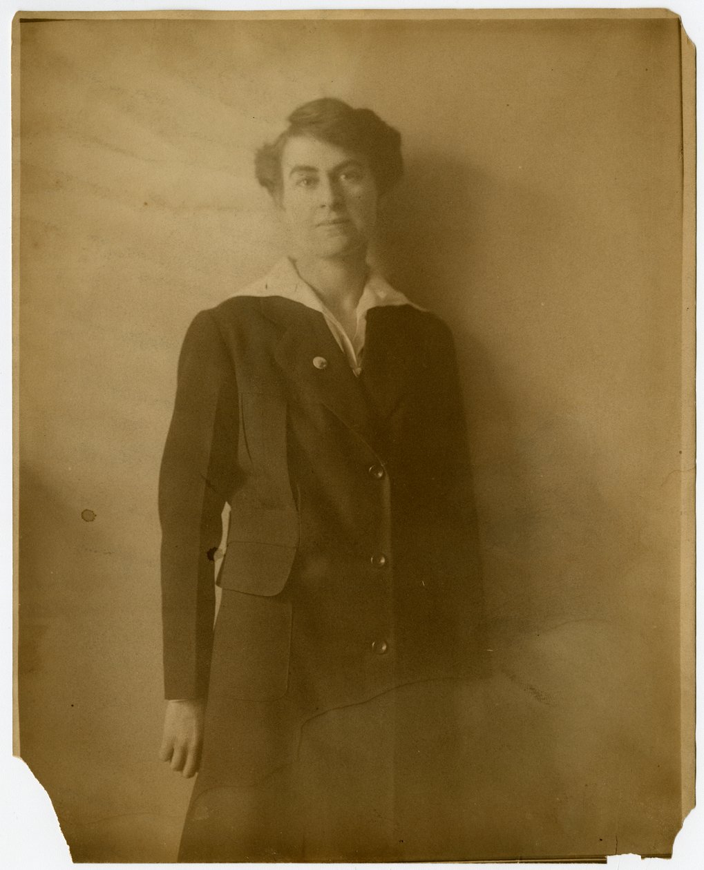 Frances Maule, kolem 1905-40 (želatinová stříbrná fotografie) od Jessie Tarbox Beals