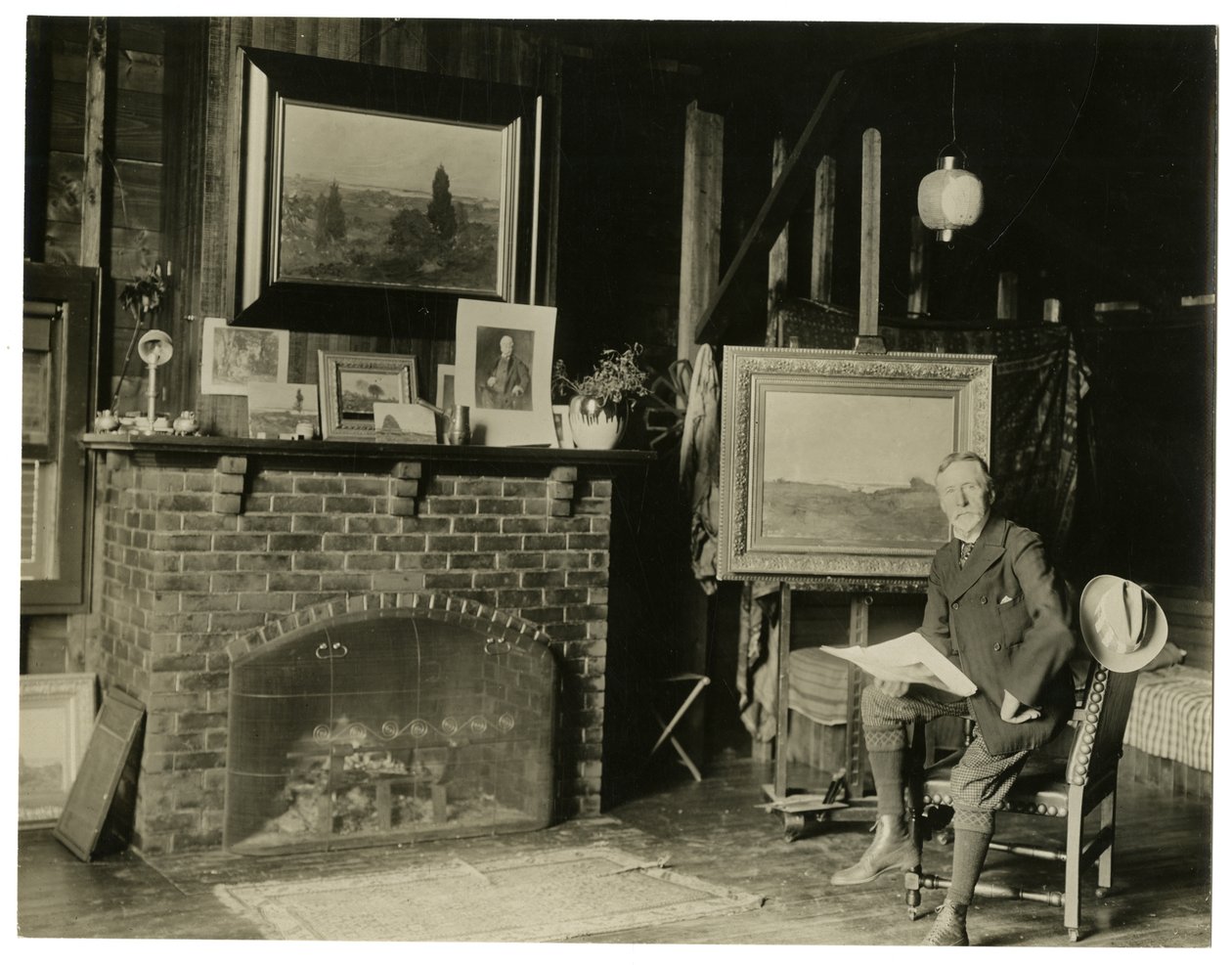 Frederick Porter Vinton, kolem 1905-11 (želatinová stříbrná fotografie) od Jessie Tarbox Beals