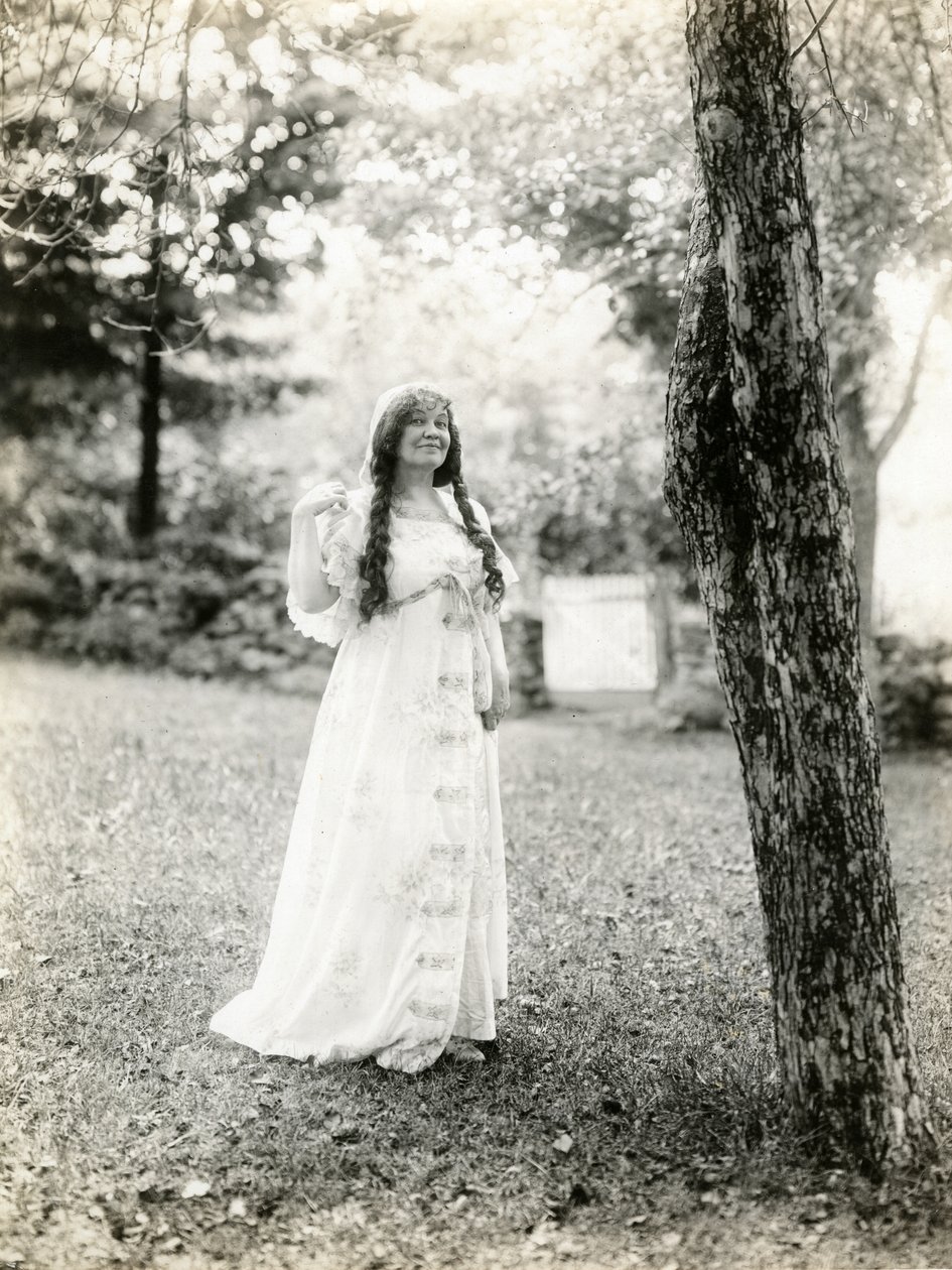 Grace Duffy Boylan matka Malcolma Stuarta Boylana, filmového režiséra Hollywood, kolem 1905-17 (želatinová stříbrná fotografie) od Jessie Tarbox Beals