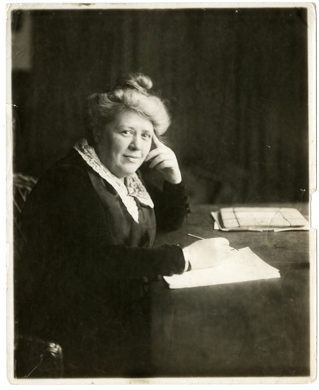 Jane Martin, inzerent, cca 1905-20 (želatinová stříbrná fotografie) od Jessie Tarbox Beals