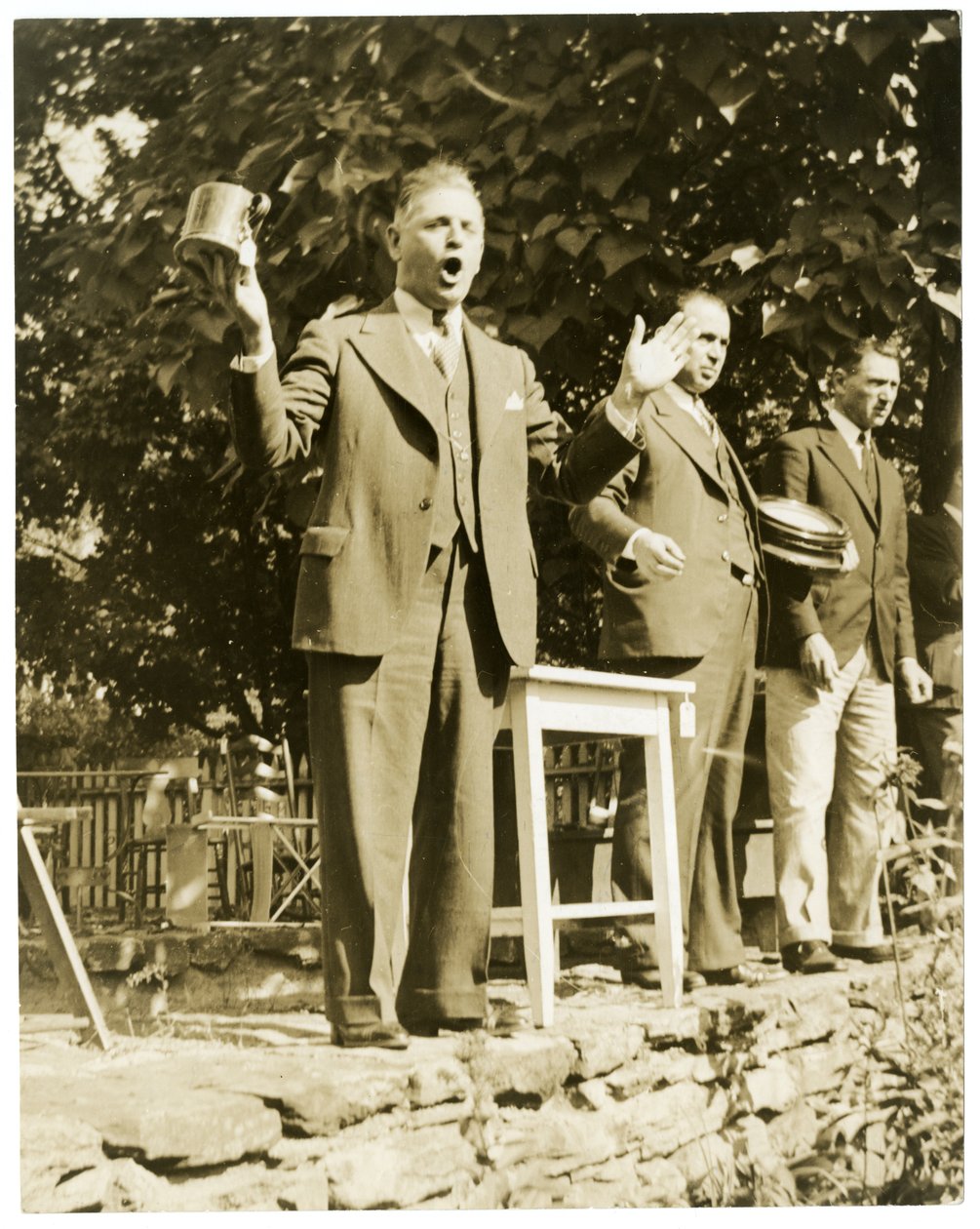 John W. Mitchell v Greenwich Conn nebo Weston, Conn Slavný dražitel, který se hodí k obrazu xx od Jessie Tarbox Beals