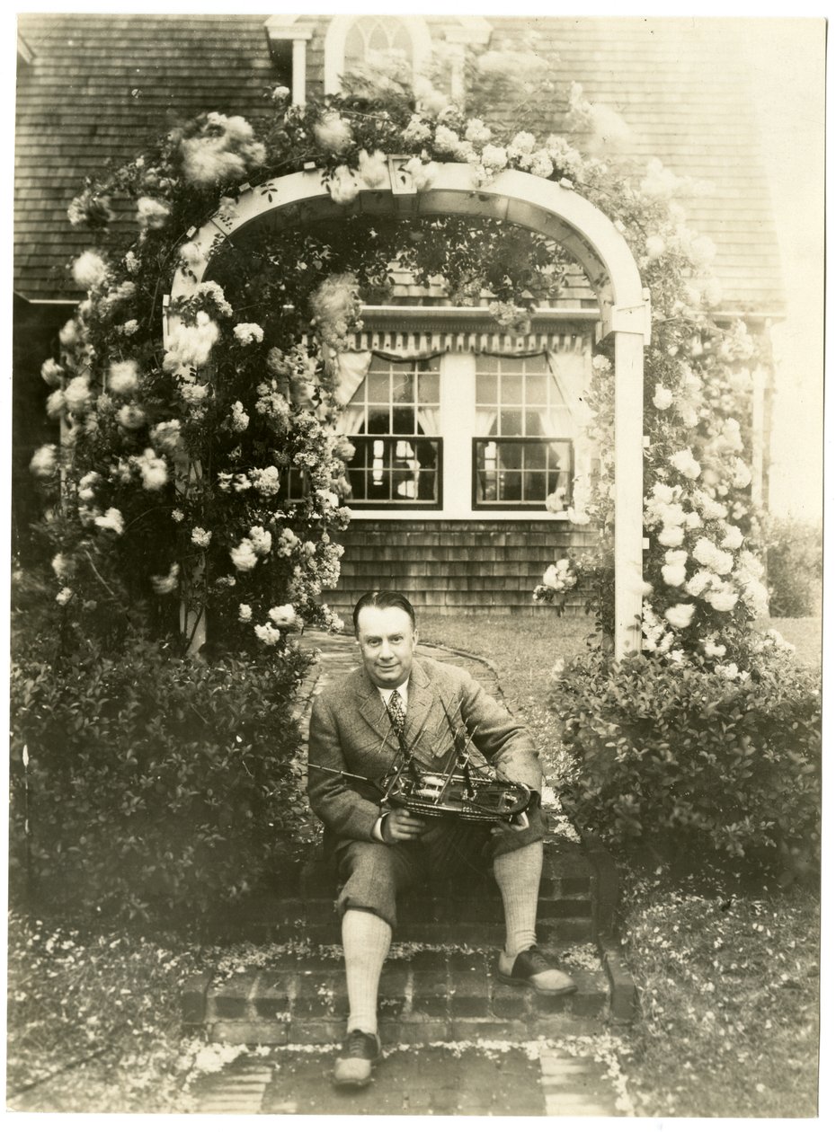 Joseph C Lincoln, kolem 1920-28 (želatinová stříbrná fotografie) od Jessie Tarbox Beals