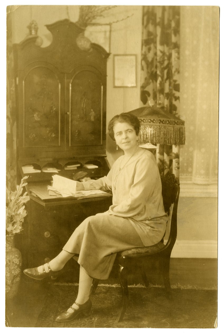 Soudce Jean Norris z New Yorku, kolem roku 1926 (želatinová stříbrná fotografie) od Jessie Tarbox Beals