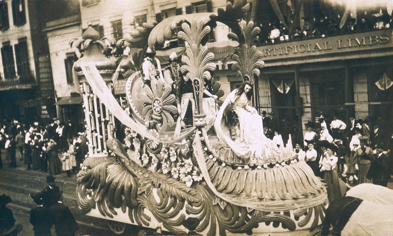 New Orleans, Mardi Gras, kolem roku 1905 od Jessie Tarbox Beals