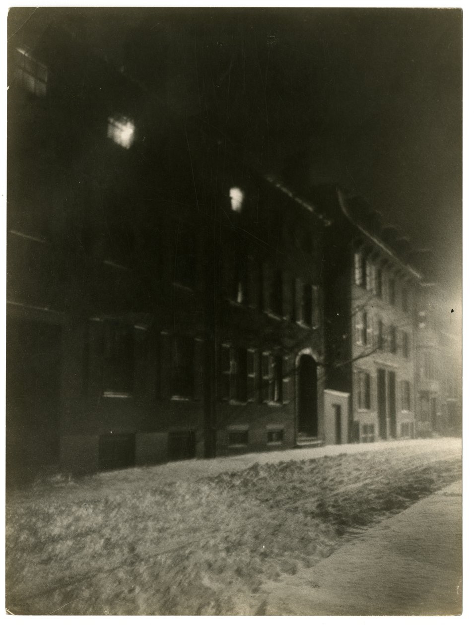Pinckney St, Boston, Mass, USA, cca 1902-10 (želatinová stříbrná fotografie) od Jessie Tarbox Beals