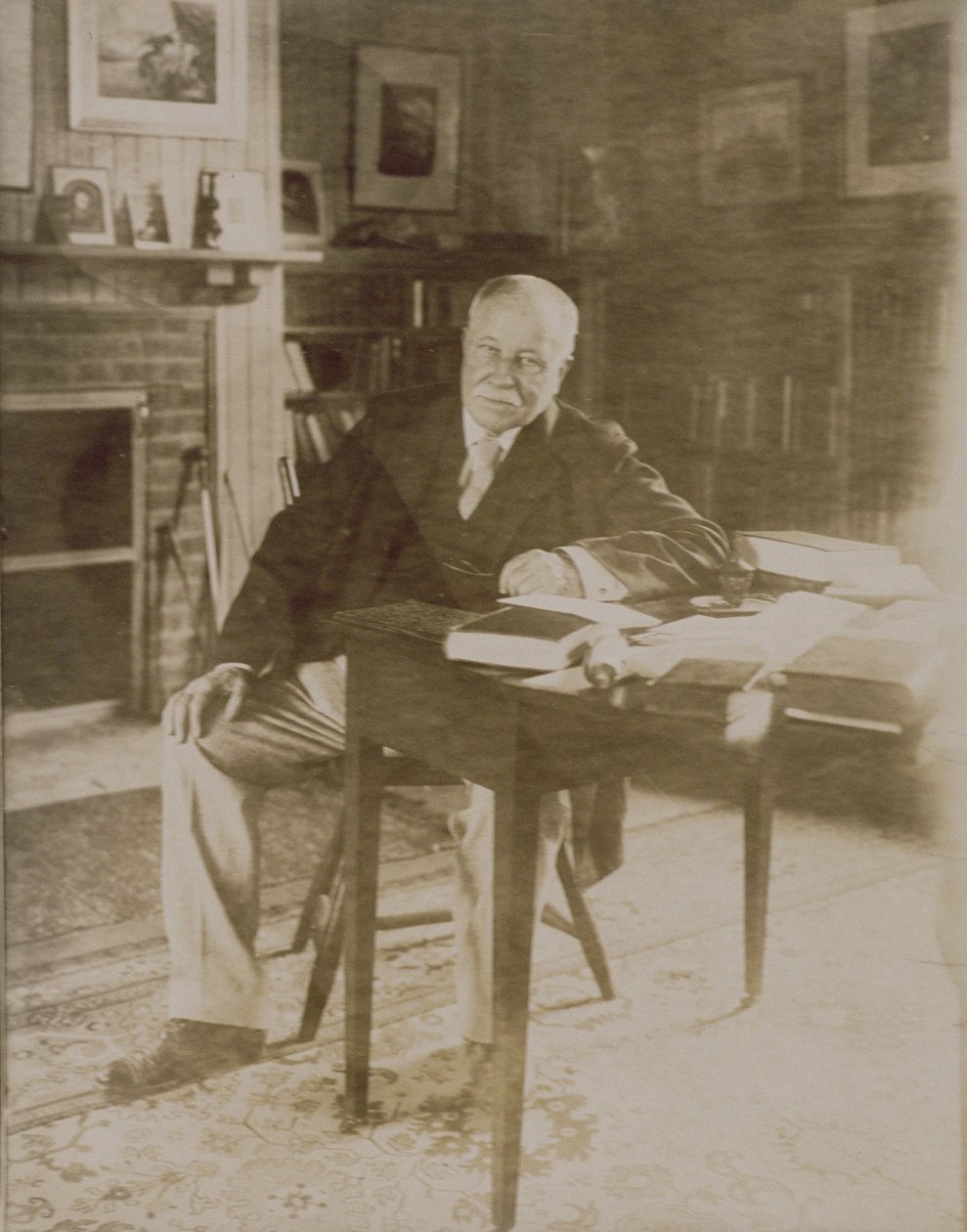 Portrét Williama Deana Howellse (1837-1920) 1918-20 od Jessie Tarbox Beals