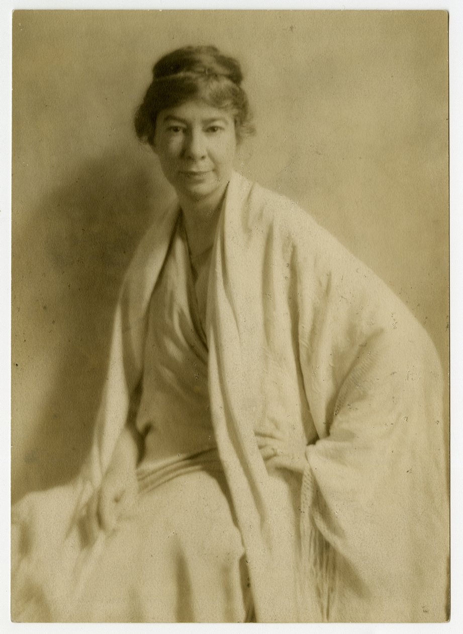 Sara Teasdale, básnířka, asi 1912-28 (želatinová stříbrná fotografie) od Jessie Tarbox Beals