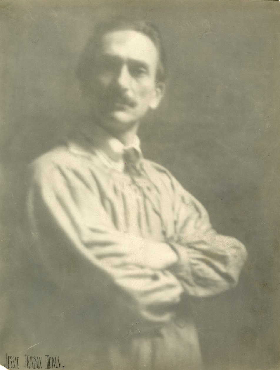 Sochař Frank Chamberlin z ? Pasadena, dříve z 292 Fifth Ave, jsem si pronajal jeho ateliér, kolem roku 1918-20 od Jessie Tarbox Beals
