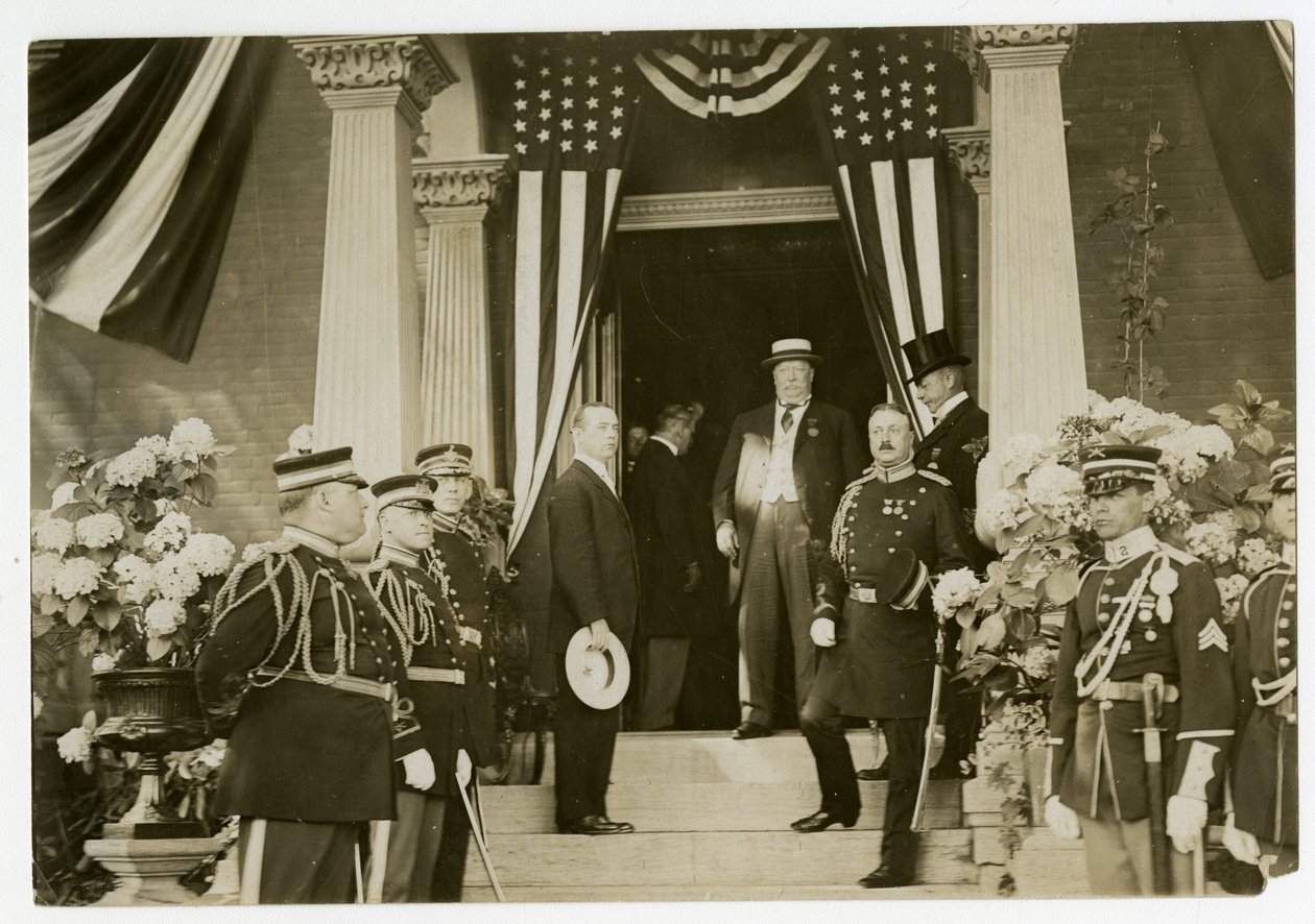 William Howard Taft, cca 1908-12 (želatinová stříbrná fotografie) od Jessie Tarbox Beals