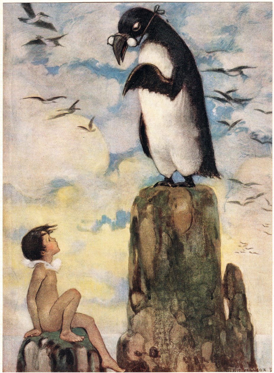 A tam uviděl posledního Gairfowl, ilustrace z 
