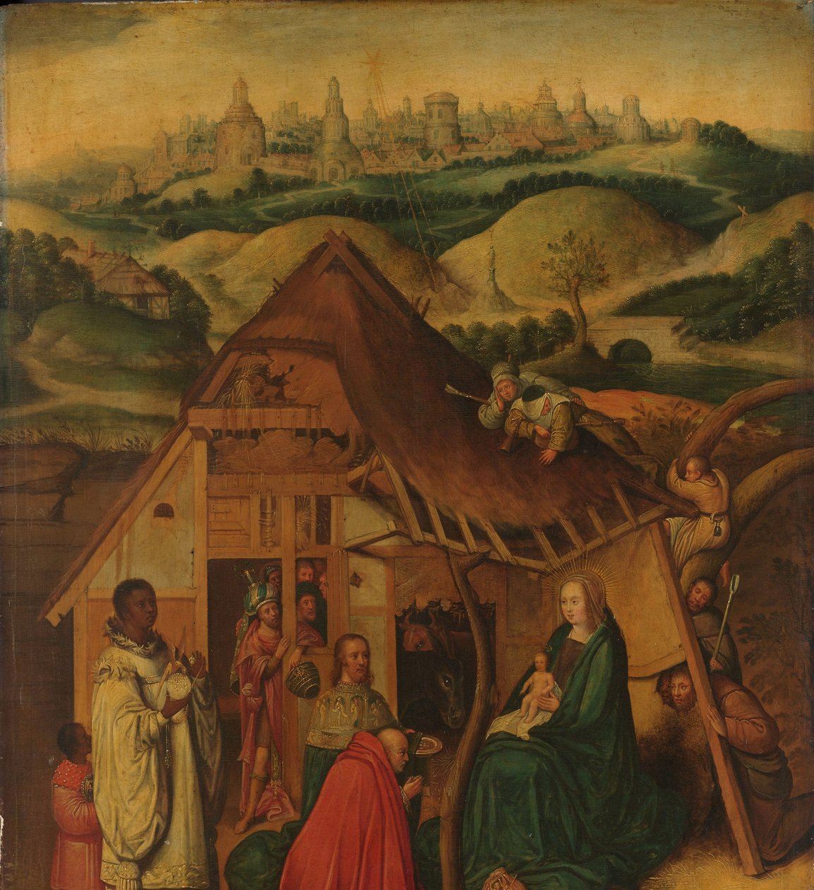 Klanění tří králů od Jheronimus Bosch (copy after)