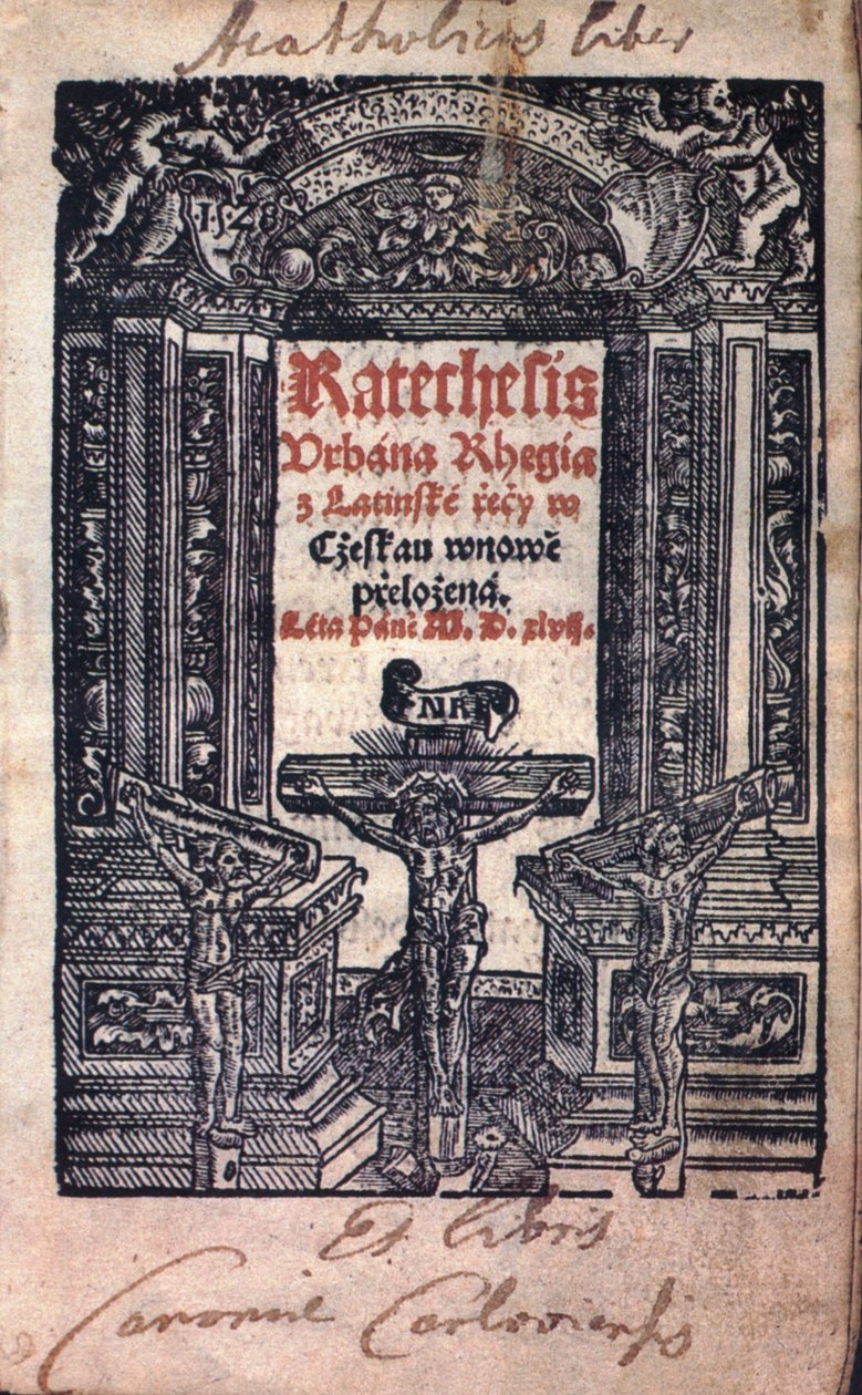 Katechesis Urbána Rhegía z latinské řeči w Cžeskau wnowě přeložená. Léta Páně M. D. xlvii. od Jiří Melantrich z Aventina