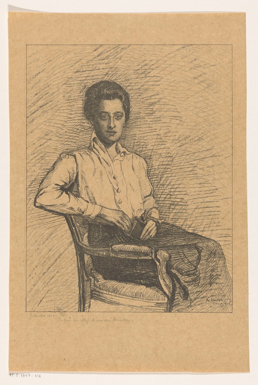 Portrét B. van der Meulena od Jo Koster