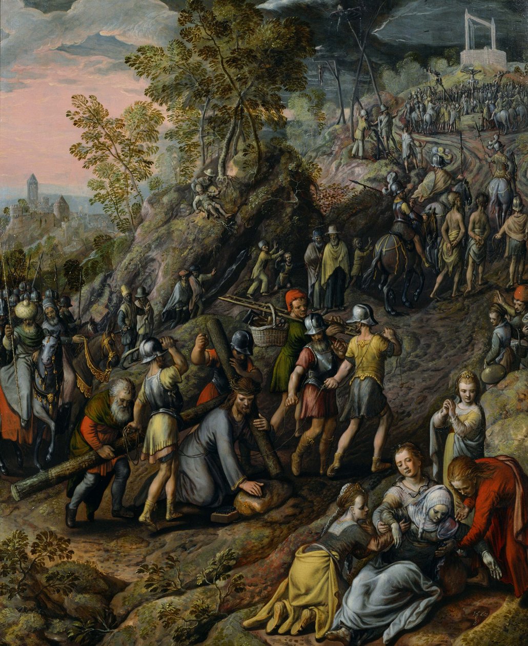 Kristus nesoucí kříž od Joachim Beuckelaer