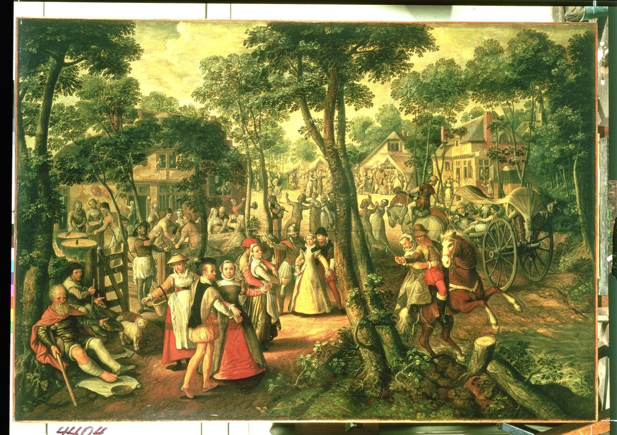 Venkovská slavnost, 1563 od Joachim Beuckelaer