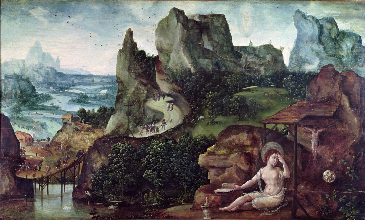 Kajícnice Marie Magdalena od Joachim Patinir