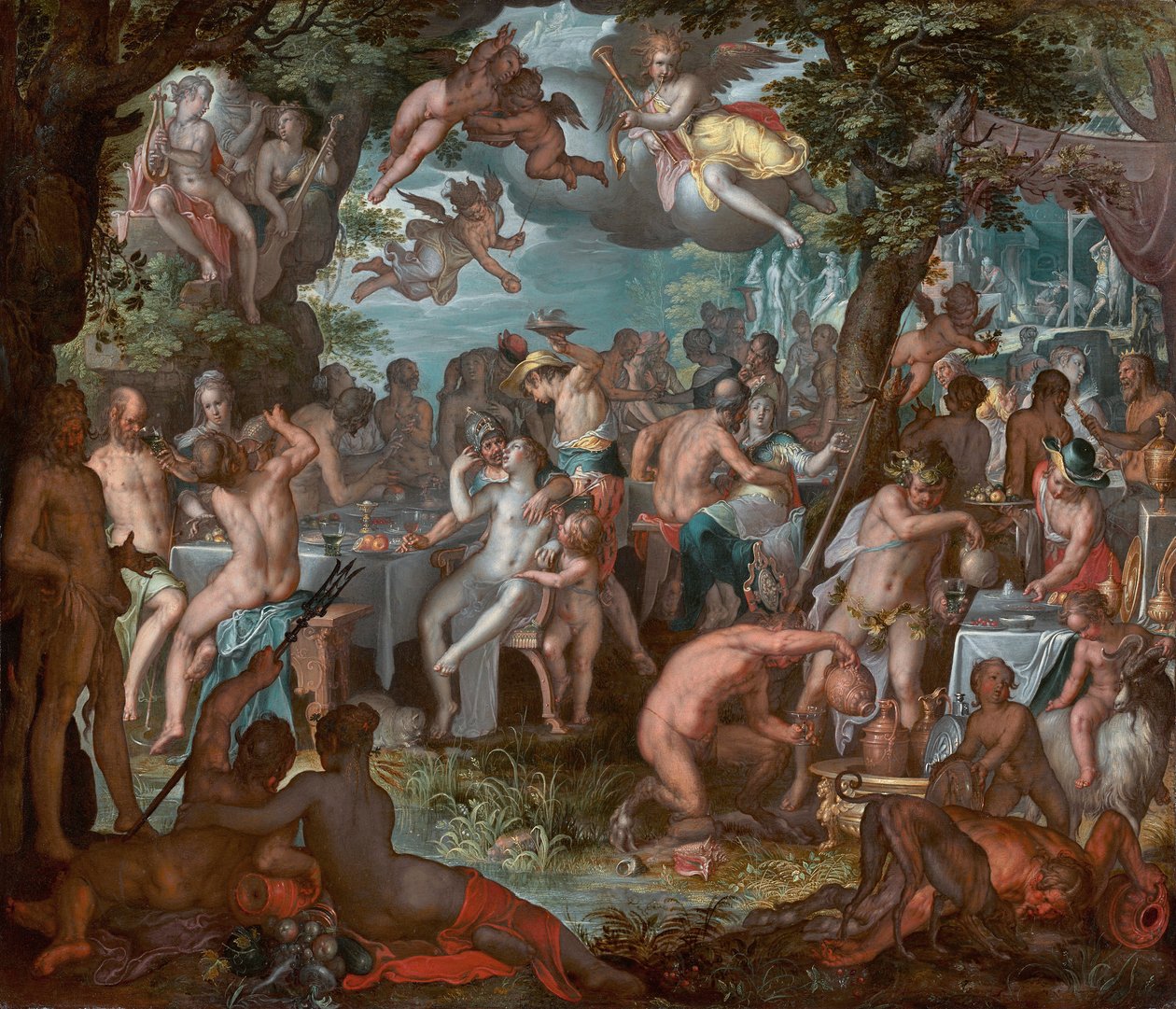 Svatba Pelé a Thetise od Joachim Wtewael or Utewael