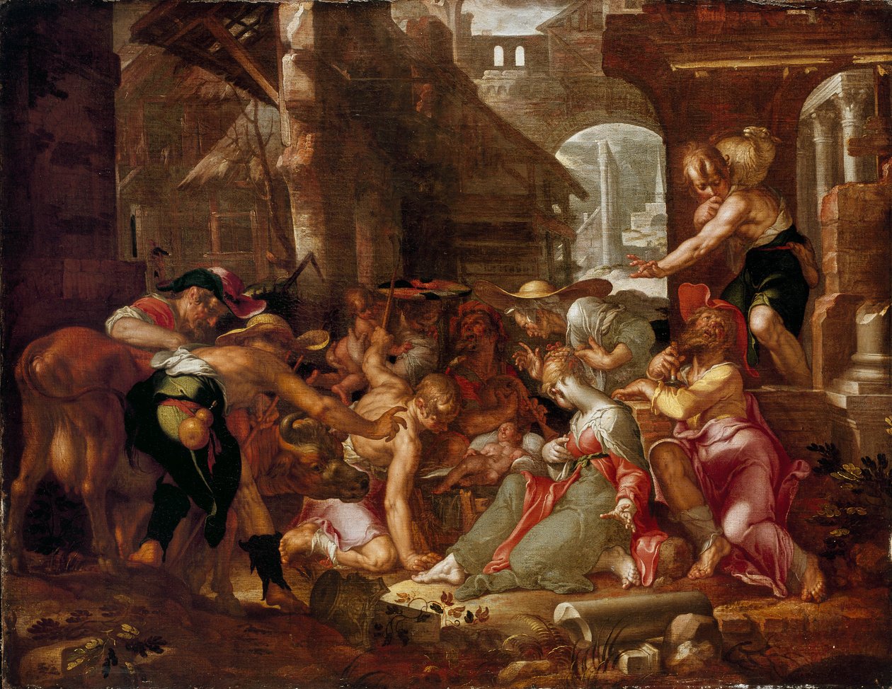 Klanění pastýřů, c1606 od Joachim Anthonisz Wtewael