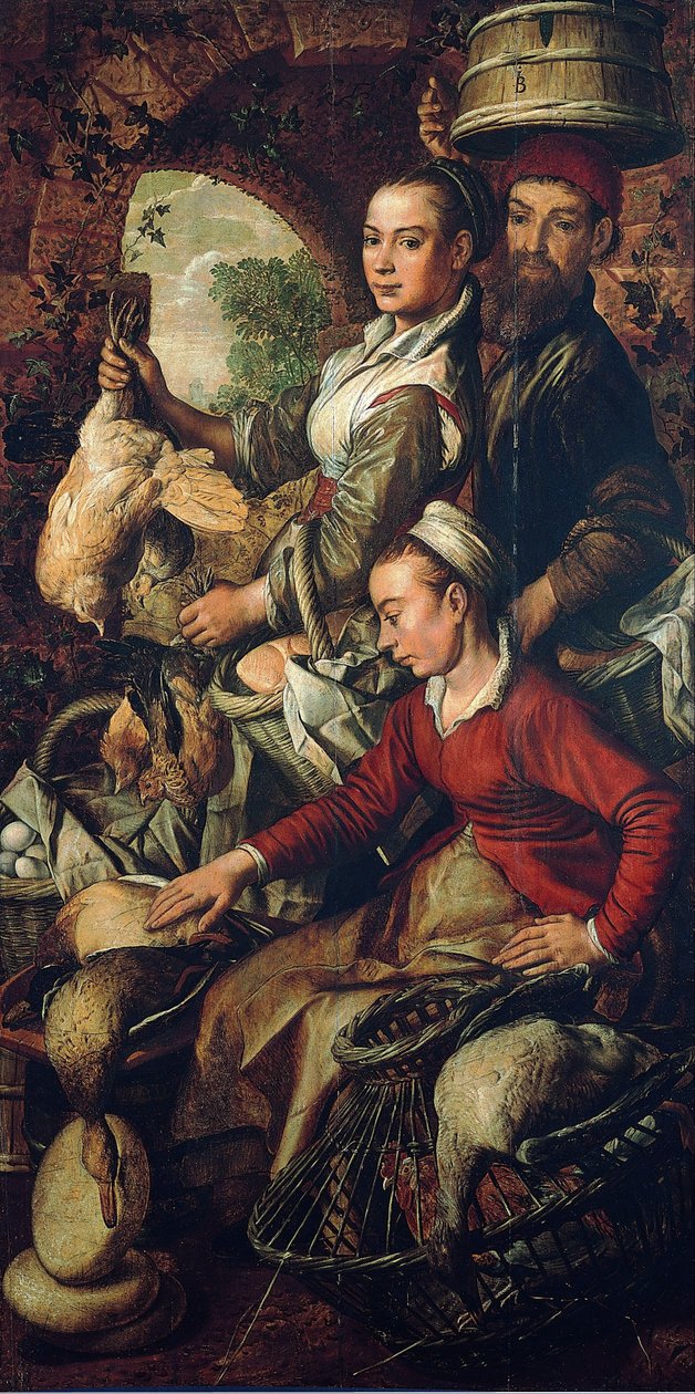 Market Scene, c. 1565 od Joachim Beuckelaer