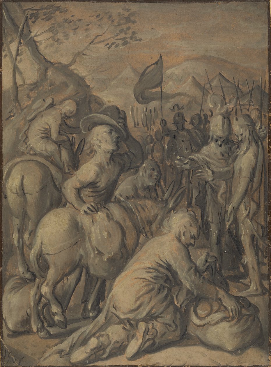 Úskok Gibeonských od Joachim Beuckelaer