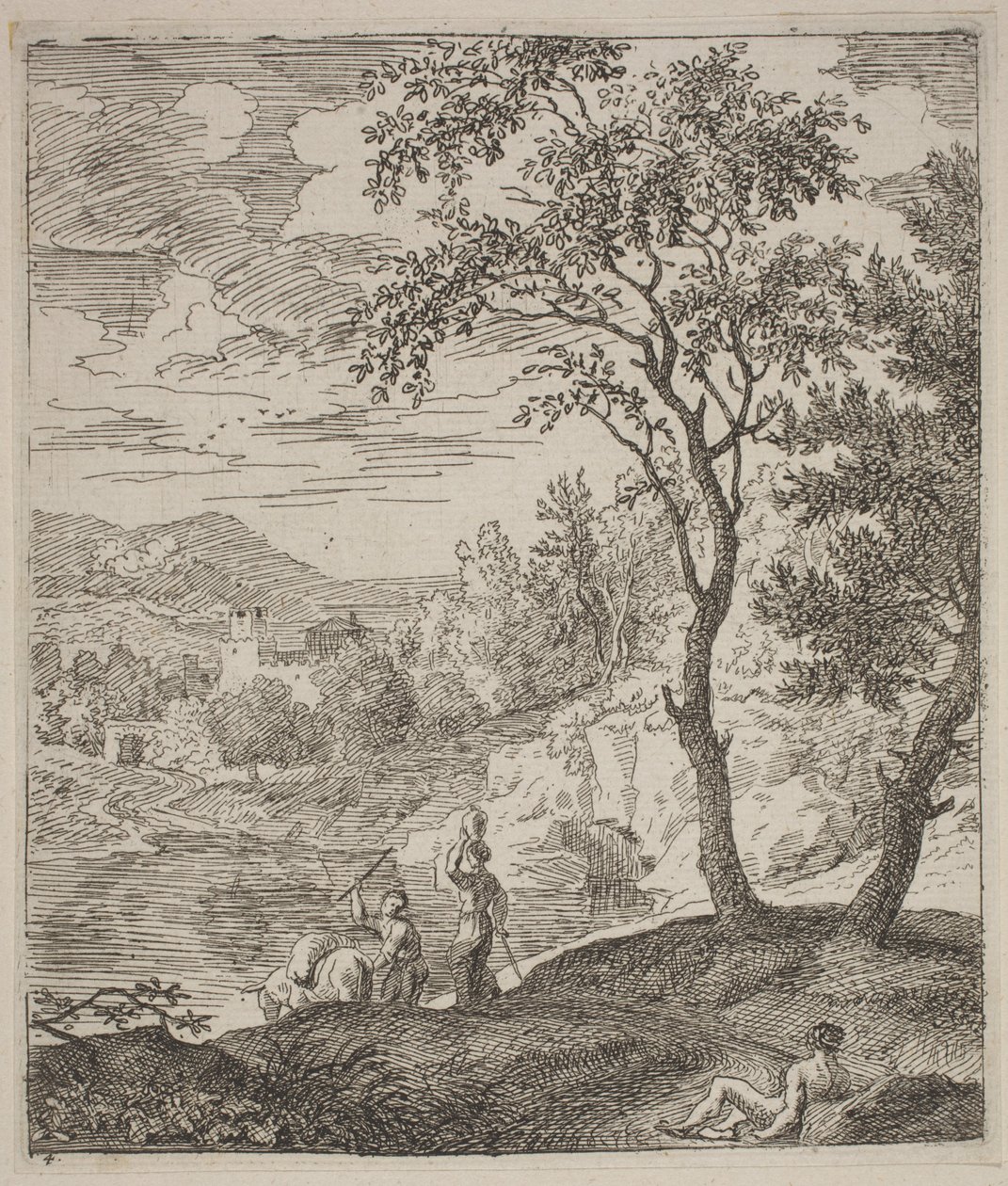 Krajiny na způsob Poussin od Joachim Franz Beich