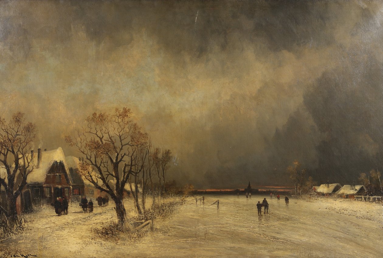 V sevření zimy, kolem roku 1900 od Joachim Hierschl Minerbi