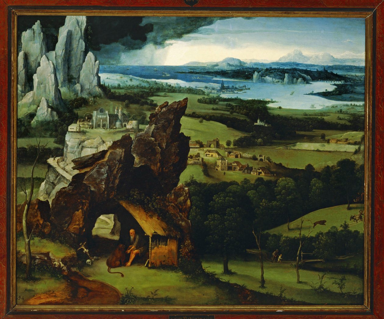 Krajina se svatým Jeronýmem ... od Joachim Patinir
