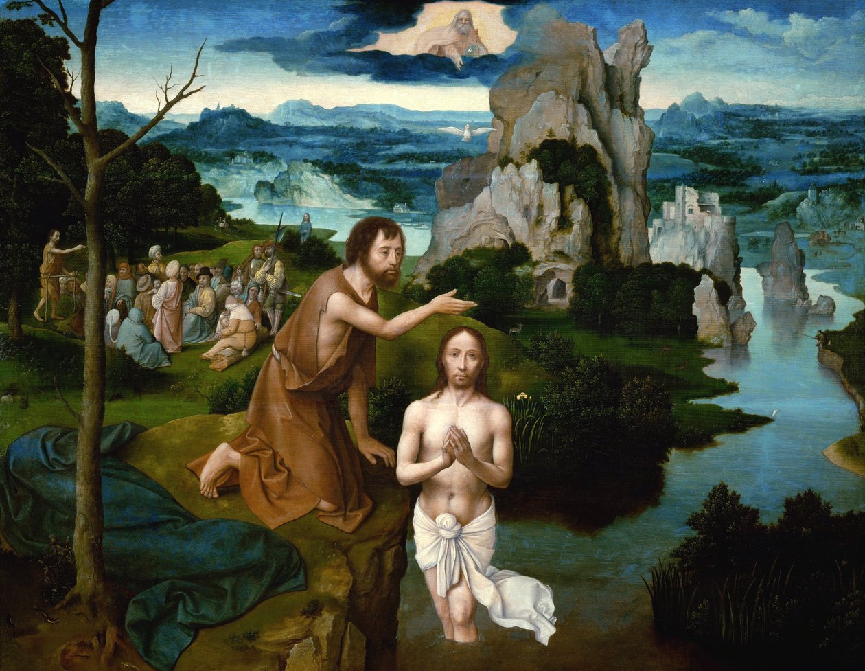 Křest Kristův od Joachim Patinir