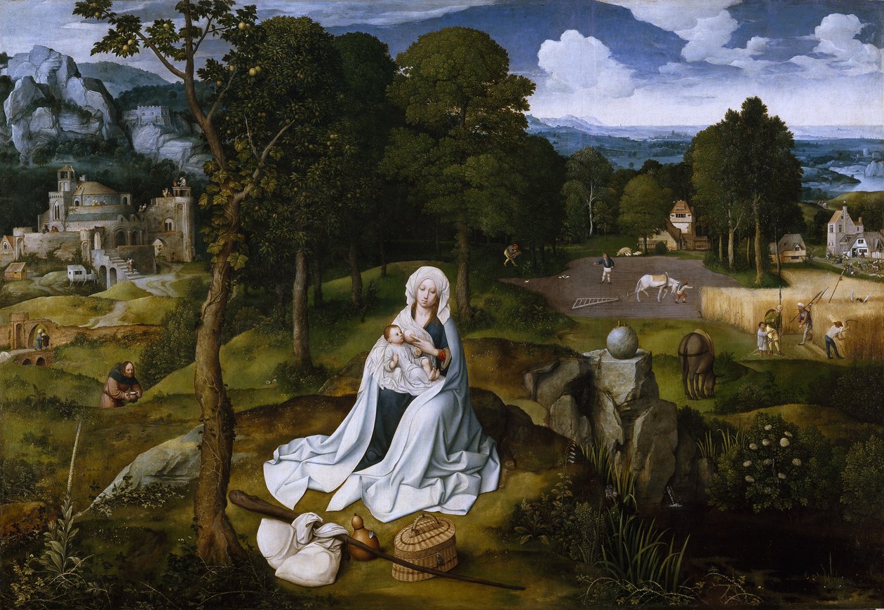 Útěk do Egypta od Joachim Patinir