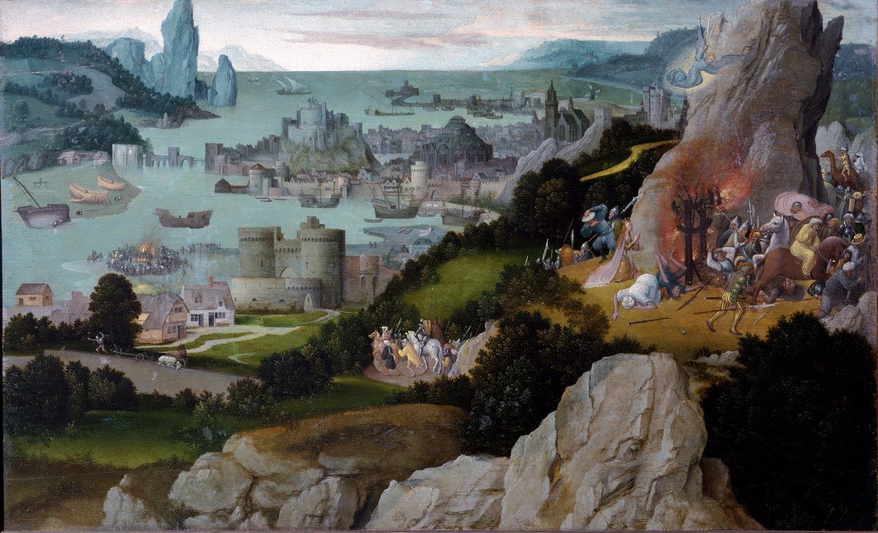 Umučení svaté Kateřiny Alexandrijské (malba od Joachim Patinir