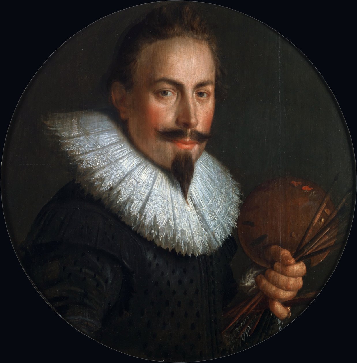 Portrét Petra Wtewaela 1596-1660, 1628. od Joachim Wtewael or Utewael