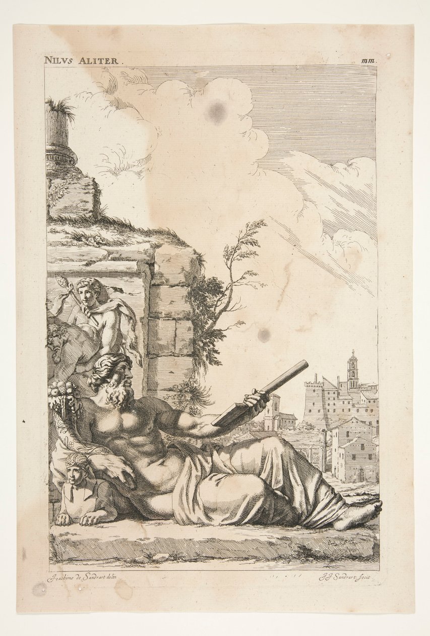 NIL JINAK, z Sochy starých obdivovaných od Joachim von Sandrart