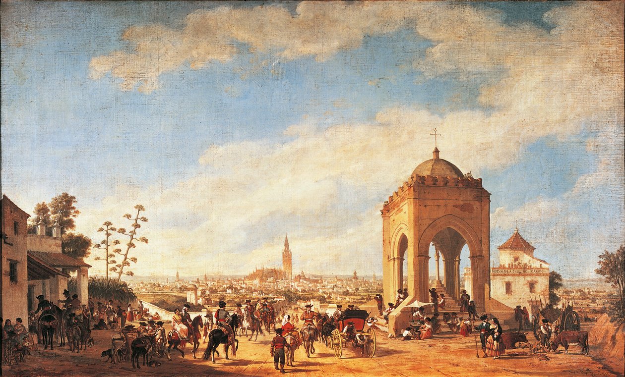 La Cruz del Campo, Sevilla od Joachin Dominguez Becquer