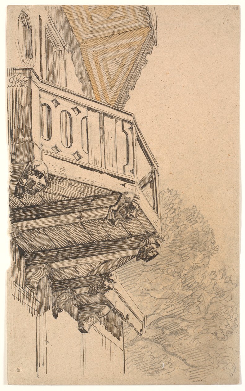 Křídlo H.C. Aggersborgova vila v Classens Have od Joakim Frederik Skovgaard