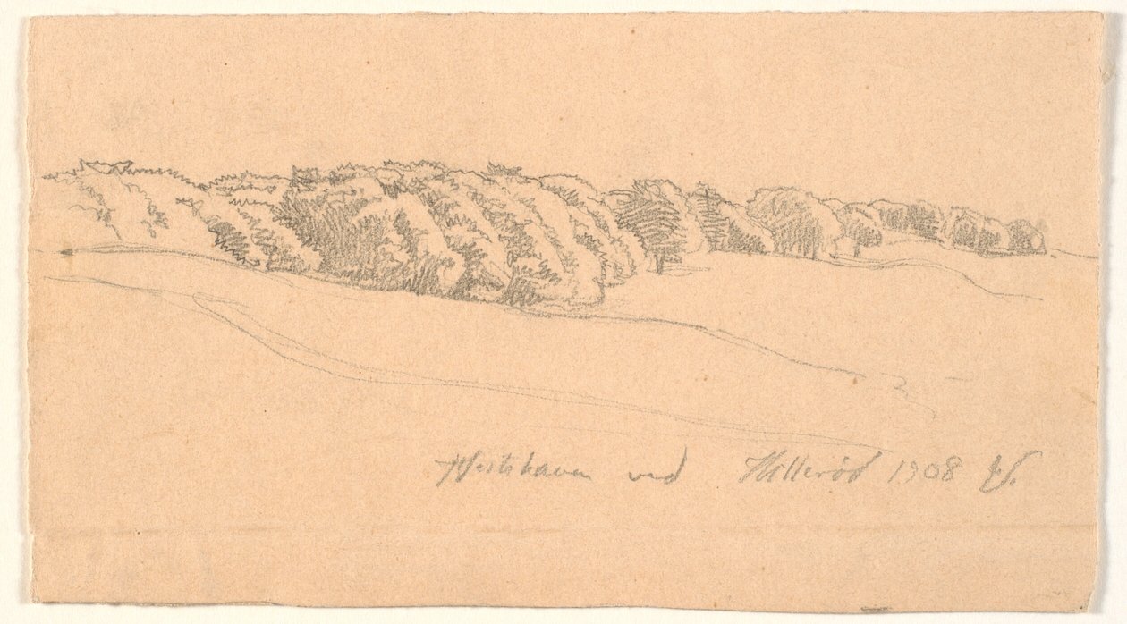 Koňský park v Hillerød od Joakim Frederik Skovgaard