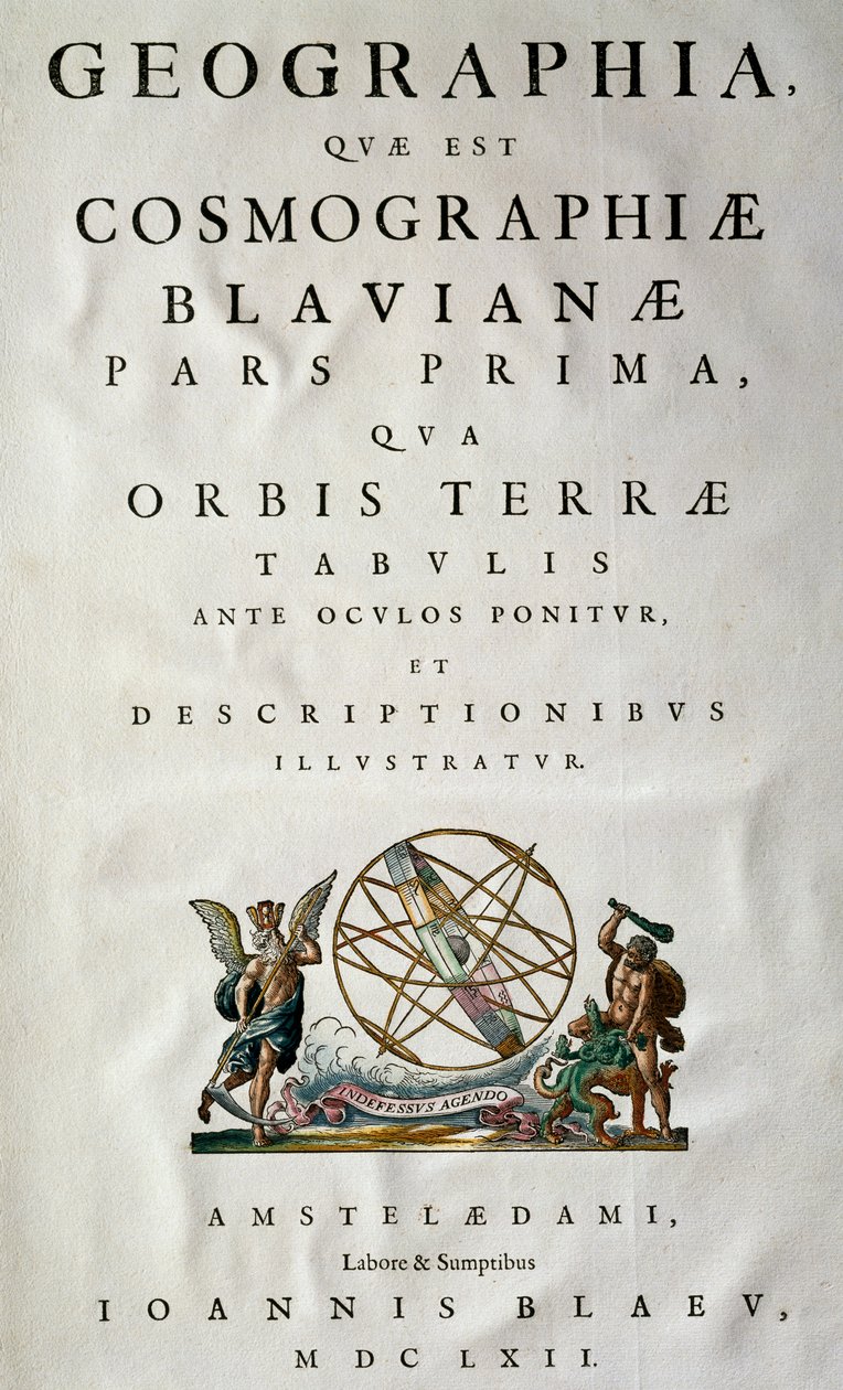 Atlas Maior, sive cosmografphiae Blaviana, atlas od Joan Blaeu (1596-1673) od Joan Blaeu