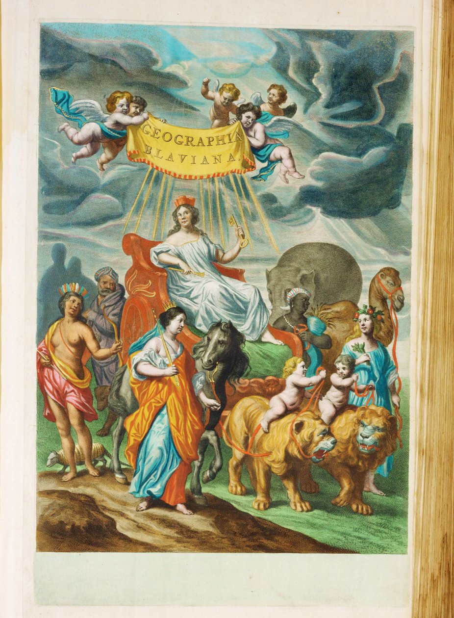 Atlas Major Joana Blaeua, vydaný v Amsterdamu ... (tisk) od Joan Blaeu