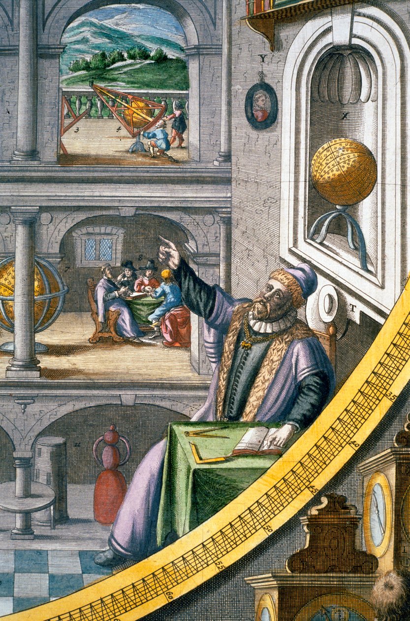 Tycho Brahe, dánský astronom, c1630 od Joan Blaeu