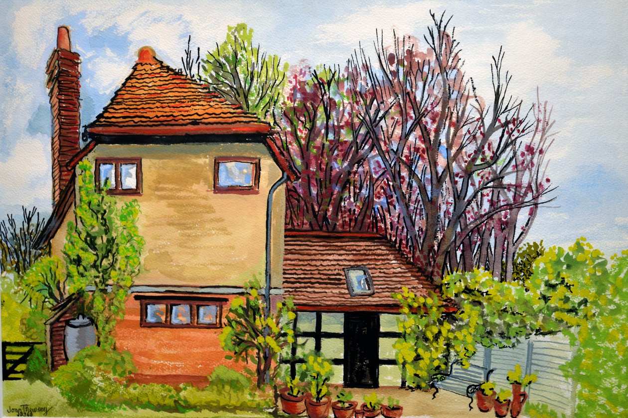 Rose Cottage, Cookham, farma lorda Astorse Cliveden, 2009 od Joan Thewsey